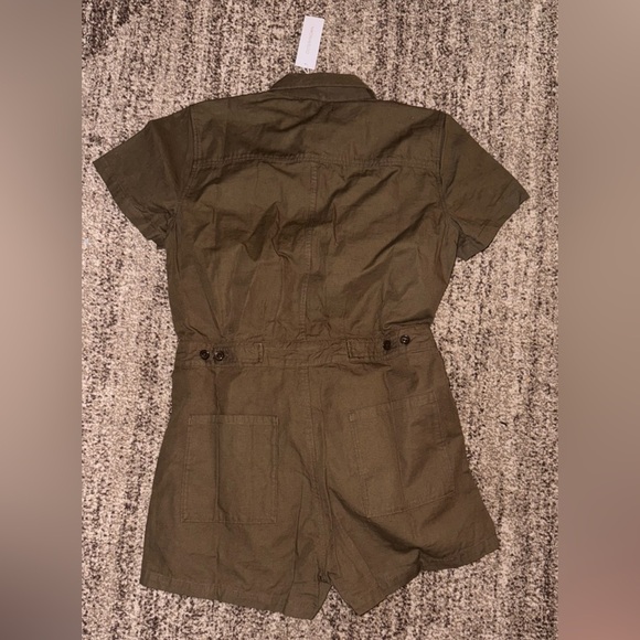 OUTERKNOWN S.E.A. SUIT SHORTALL ROMPER - OLIVE BRANCH NWT SMALL BOHO FESTIVAL - Picture 6 of 7